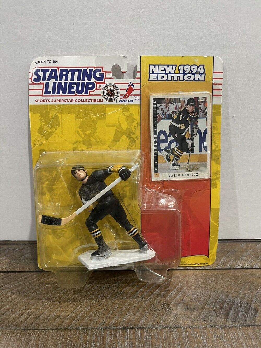 Starting Lineup 1994 Mario Lemieux Pittsburgh Penguins